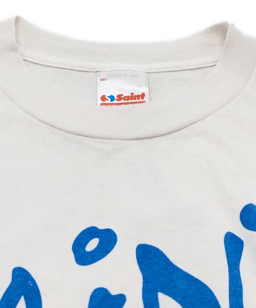 SAINT MICHAEL（セントマイケル）SAINT MICHAEL (セントマイケル) DEEP SS T-SHIRT ホワイト サイズ:SIZE XLの古着・服飾アイテム