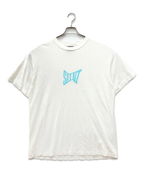 SAINT MICHAEL（セントマイケル）SAINT MICHAEL (セントマイケル) SS TEE RIBON SAINT ホワイト サイズ:SIZE XLの古着・服飾アイテム