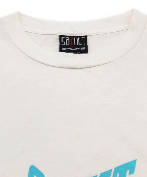 SAINT MICHAEL（セントマイケル）SAINT MICHAEL (セントマイケル) SS TEE RIBON SAINT ホワイト サイズ:SIZE XLの古着・服飾アイテム