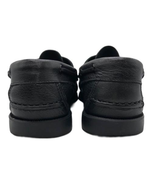 PARABOOT（パラブーツ）PARABOOT (パラブーツ) BARTH ディアスキン デッキシューズ ブラック サイズ:SIZE 6の古着・服飾アイテム