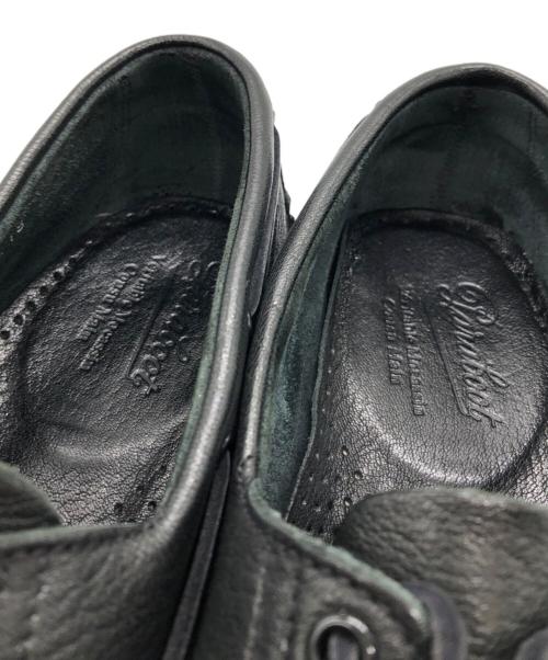PARABOOT（パラブーツ）PARABOOT (パラブーツ) BARTH ディアスキン デッキシューズ ブラック サイズ:SIZE 6の古着・服飾アイテム