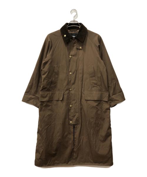 Barbour（バブアー）Barbour (バブアー) BURGHLEY ノンオイルロングコート ブラウン サイズ:34の古着・服飾アイテム