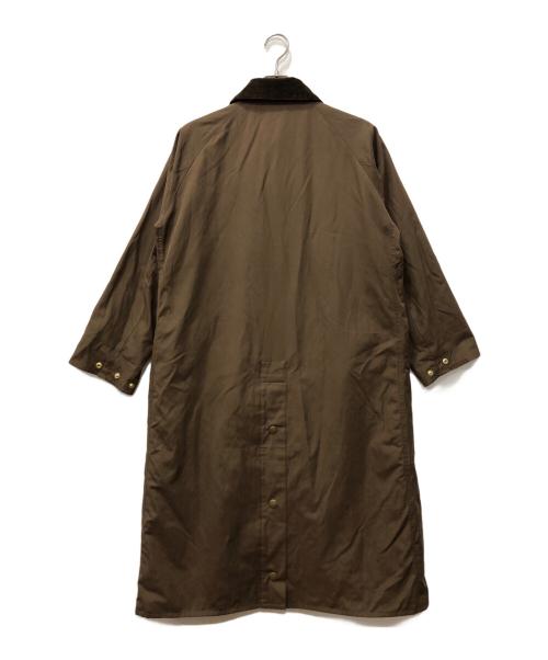 Barbour（バブアー）Barbour (バブアー) BURGHLEY ノンオイルロングコート ブラウン サイズ:34の古着・服飾アイテム