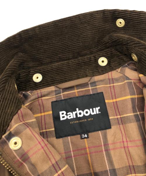 Barbour（バブアー）Barbour (バブアー) BURGHLEY ノンオイルロングコート ブラウン サイズ:34の古着・服飾アイテム