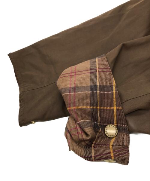 Barbour（バブアー）Barbour (バブアー) BURGHLEY ノンオイルロングコート ブラウン サイズ:34の古着・服飾アイテム