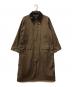 Barbour（バブアー）の古着「BURGHLEY ノンオイルロングコート」｜ブラウン
