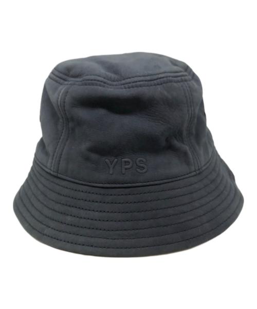 young poets society（ヤング・ポエッツ・ソサエティ）young poets society (ヤング・ポエッツ・ソサエティ) レザーバケットハット ネイビー サイズ:下記参照の古着・服飾アイテム