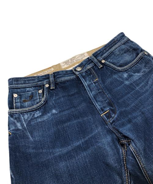 JACOB COHEN（ヤコブコーエン）JACOB COHEN (ヤコブコーエン) ハラコパッチデニムパンツ ブルー サイズ:34の古着・服飾アイテム