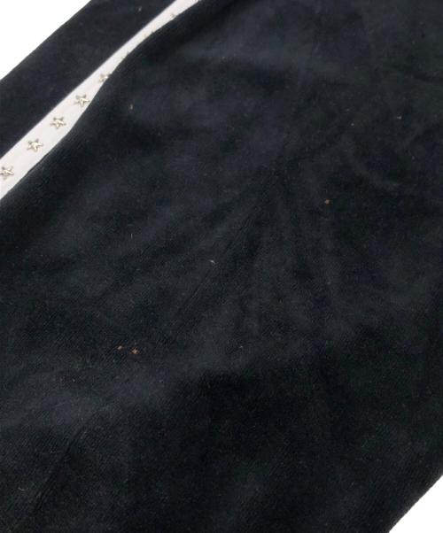 SUPREME（シュプリーム）SUPREME (シュプリーム) Studded Velour Track Pant ブラック サイズ:SIZE Lの古着・服飾アイテム