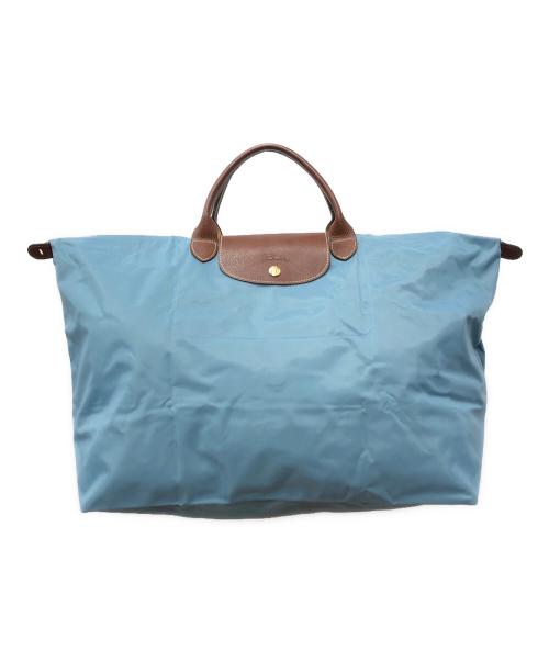 LONGCHAMP（ロンシャン）LONGCHAMP (ロンシャン) ル プリアージュ オリジナル L トラベルバッグ ブルーの古着・服飾アイテム