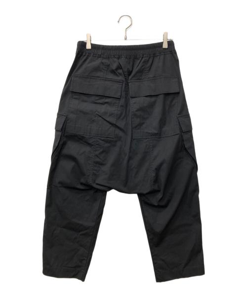RICK OWENS（リックオウエンス）RICK OWENS (リックオウエンス) クロップドバベルカーゴパンツ ブラック サイズ:46の古着・服飾アイテム