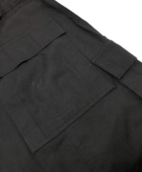 RICK OWENS（リックオウエンス）RICK OWENS (リックオウエンス) クロップドバベルカーゴパンツ ブラック サイズ:46の古着・服飾アイテム