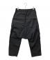 RICK OWENS (リックオウエンス) クロップドバベルカーゴパンツ ブラック サイズ:46：40000円