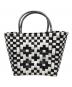 MARNI (マルニ) フラワーカフェピクニックバッグ ホワイト×ブラック サイズ:下記参照：12000円