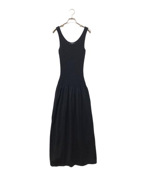 theory（セオリー）theory (セオリー) BLEECKER COTTON TEXTURE DRESS ブラック サイズ:Sの古着・服飾アイテム
