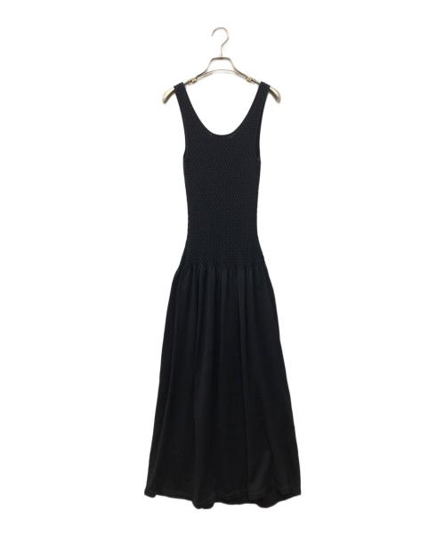 theory（セオリー）theory (セオリー) BLEECKER COTTON TEXTURE DRESS ブラック サイズ:Sの古着・服飾アイテム