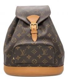 LOUIS VUITTON（ルイ ヴィトン）の古着「モンスリMM リュック」｜ブラウン