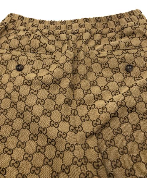 GUCCI（グッチ）GUCCI (グッチ) GGキャンバス ジョギングパンツ ベージュ サイズ:SIZE 44の古着・服飾アイテム
