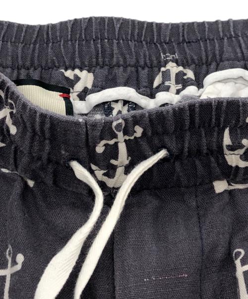 GUCCI（グッチ）GUCCI (グッチ) Zadad アンカープリントハーフパンツ ネイビー サイズ:SIZE 44の古着・服飾アイテム
