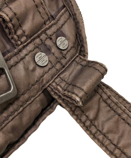 DIESEL（ディーゼル）DIESEL (ディーゼル) アーカイブメタルロゴハンドバッグ ブラウン サイズ:下記参照の古着・服飾アイテム