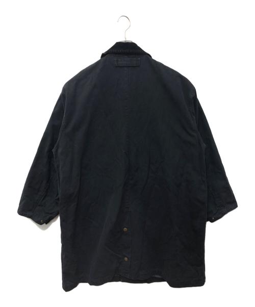 NAUTICA（ノーティカ）NAUTICA (ノーティカ) クラッシュドダックロングコート ブラック サイズ:SIZE Mの古着・服飾アイテム