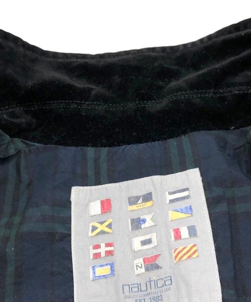 NAUTICA（ノーティカ）NAUTICA (ノーティカ) クラッシュドダックロングコート ブラック サイズ:SIZE Mの古着・服飾アイテム