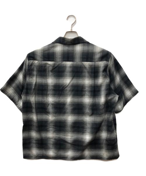 WACKO MARIA（ワコマリア）WACKO MARIA (ワコマリア) オンブレチェックオープンカラーS/Sシャツ グレー サイズ:SIZE Mの古着・服飾アイテム