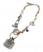 RAY BEAMS×foundry mewsレイ ビームス×ファウンドリー ミューズ）の古着「ドックタグチャームネックレス」｜ベージュ