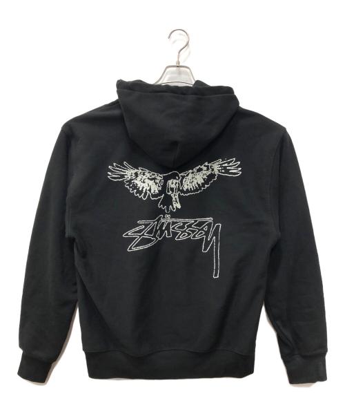 stussy（ステューシー）stussy (ステューシー) WINGSPAN HOODIE ブラック サイズ:SIZE Lの古着・服飾アイテム