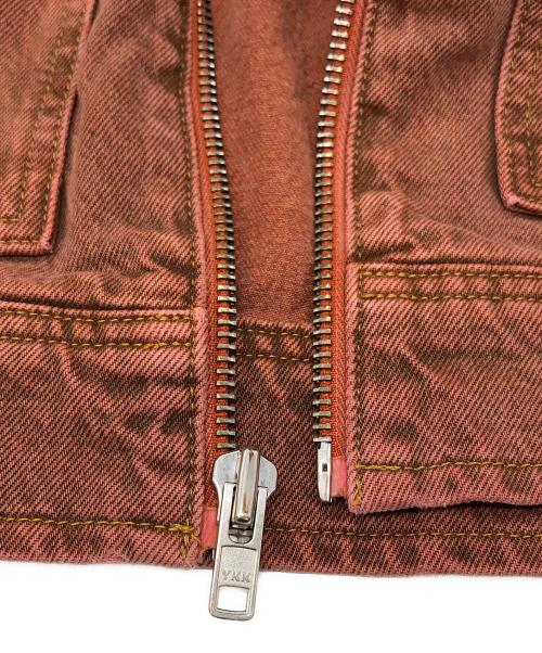stussy（ステューシー）stussy (ステューシー) Denim Zip Work Jacket ブラウン サイズ:SIZE Mの古着・服飾アイテム