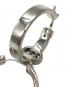 中古・古着 GUCCI (グッチ) インターロッキングフープピアス シルバー：25000円
