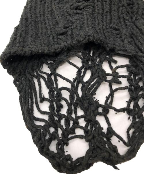 NUMBER (N)INE（ナンバーナイン）NUMBER (N)INE (ナンバーナイン) グランジニット ブラック サイズ:3の古着・服飾アイテム