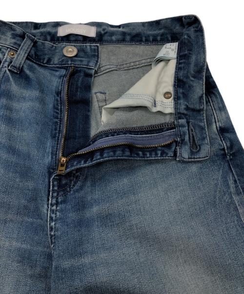 moussy（マウジー）moussy (マウジー) ADVANCED LONG LEG フレアデニムパンツ ブルー サイズ:SIZE 25 未使用品の古着・服飾アイテム
