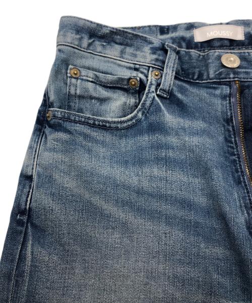 moussy（マウジー）moussy (マウジー) ADVANCED LONG LEG フレアデニムパンツ ブルー サイズ:SIZE 25 未使用品の古着・服飾アイテム