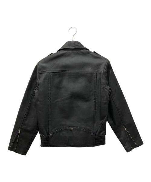 casual leather（カジュアルレザー）casual leather (カジュアルレザー) レザージャケット ブラック サイズ:Mの古着・服飾アイテム