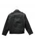 casual leather (カジュアルレザー) レザージャケット ブラック サイズ:M：17000円