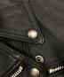 中古・古着 casual leather (カジュアルレザー) レザージャケット ブラック サイズ:M：17000円