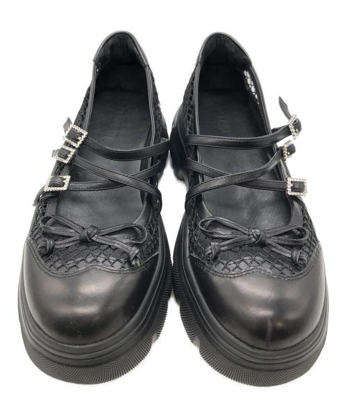 STACCATO（スタッカート）STACCATO (スタッカート) ビリーベルトコンビネットスニーカー ブラック サイズ:SIZE 24.5cmの古着・服飾アイテム