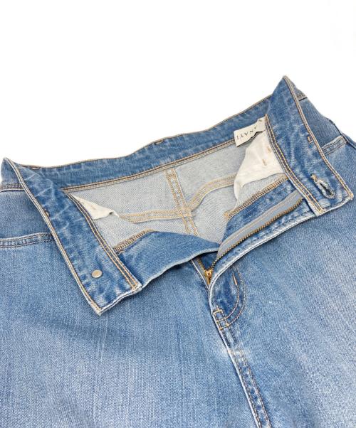 ANAYI（アナイ）ANAYI (アナイ) ストレッチデニムワイドパンツ ブルー サイズ:38の古着・服飾アイテム