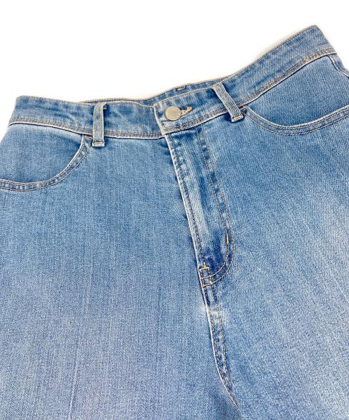ANAYI（アナイ）ANAYI (アナイ) ストレッチデニムワイドパンツ ブルー サイズ:38の古着・服飾アイテム