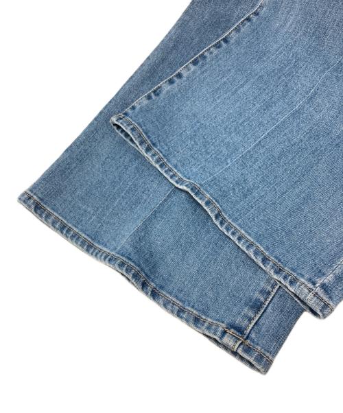 ANAYI（アナイ）ANAYI (アナイ) ストレッチデニムワイドパンツ ブルー サイズ:38の古着・服飾アイテム