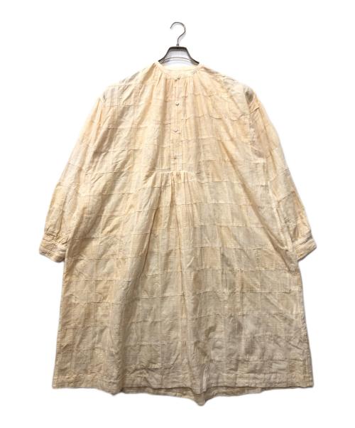 KAPITAL（キャピタル）KAPITAL (キャピタル) パッチワークブラウスワンピース ベージュ サイズ:Sの古着・服飾アイテム
