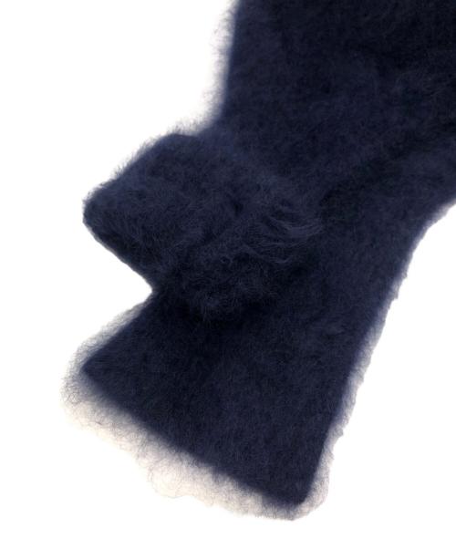 IENA（イエナ）IENA (イエナ) fluffy ファーカーディガン ネイビー サイズ:SIZE FREEの古着・服飾アイテム