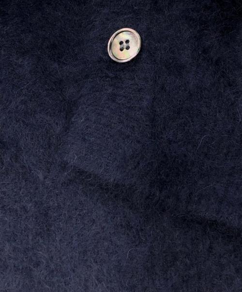 IENA（イエナ）IENA (イエナ) fluffy ファーカーディガン ネイビー サイズ:SIZE FREEの古着・服飾アイテム