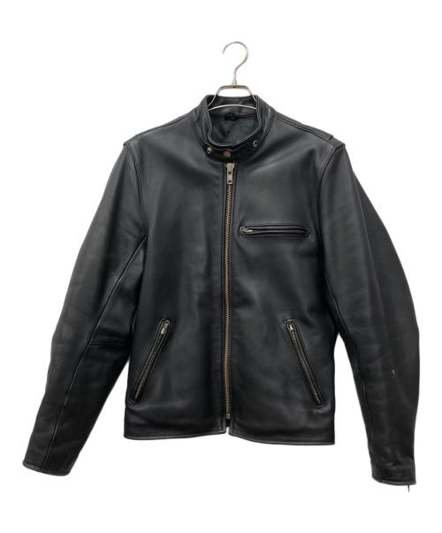 FREEDOM（フリーダム）FREEDOM (フリーダム) シングルライダースジャケット ブラック サイズ:40の古着・服飾アイテム