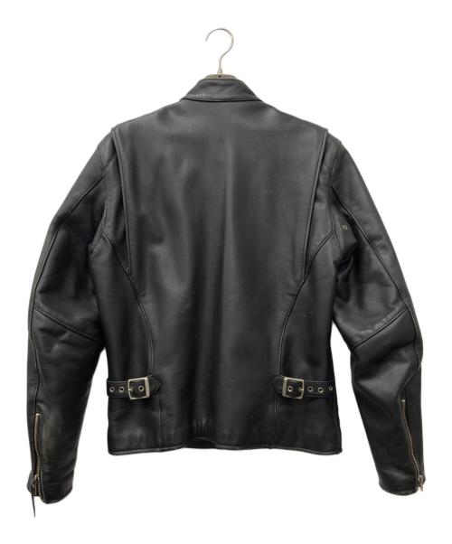 FREEDOM（フリーダム）FREEDOM (フリーダム) シングルライダースジャケット ブラック サイズ:40の古着・服飾アイテム