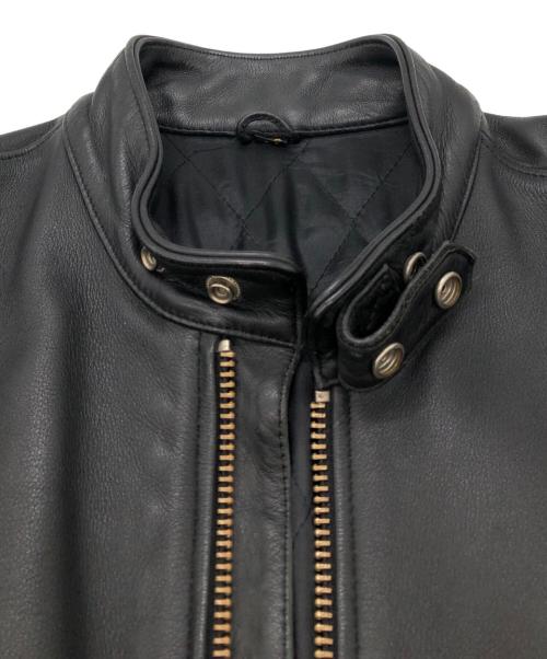 FREEDOM（フリーダム）FREEDOM (フリーダム) シングルライダースジャケット ブラック サイズ:40の古着・服飾アイテム