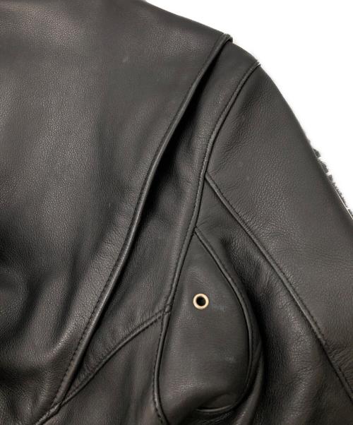 FREEDOM（フリーダム）FREEDOM (フリーダム) シングルライダースジャケット ブラック サイズ:40の古着・服飾アイテム