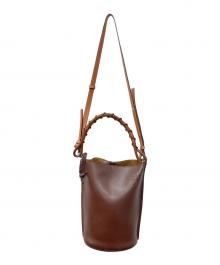 LOEWE（ロエベ）の古着「2WAY GATE BUCKET BAG」｜ブラウン