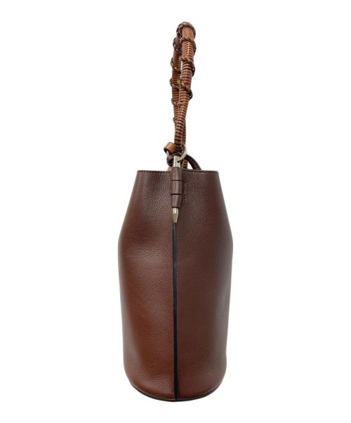LOEWE（ロエベ）LOEWE (ロエベ) 2WAY GATE BUCKET BAG ブラウンの古着・服飾アイテム